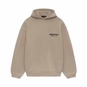 Fear of God Essentials Beige Hoodie